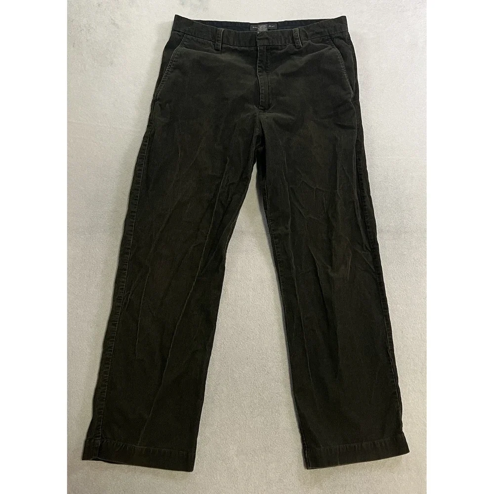 Banana Republic Pants Men's Size 34x30 Green Corduroy Vintage Straight Casual